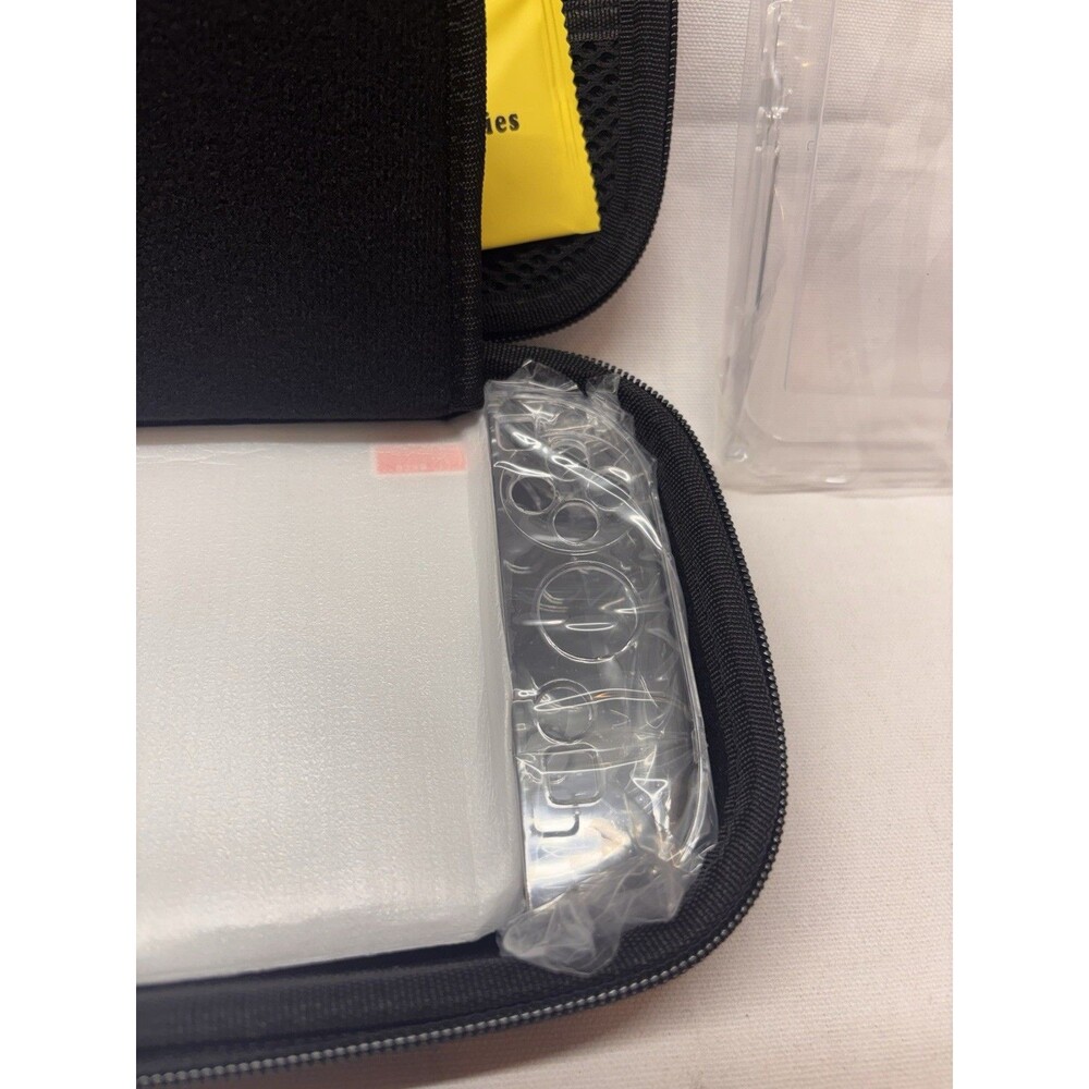 Nintendo Switch Carrying Case Accessory Bundle Hard Shell Screen Protectors - Picture 7 of 8